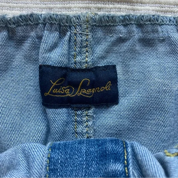 Luisa Spagnoli Denim Jacket Off the Shoulder size 4 - Picture 3 of 7